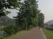 Periferia di Trento tra l'Adige e Adigetto
