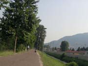 Periferia di Trento dopo il ponte di Ravina